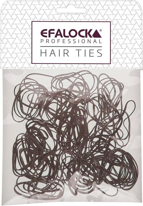 Immagine prodotto Efalock Rasta hair elastic thin/small brown 100pcs (Elastico per capelli)