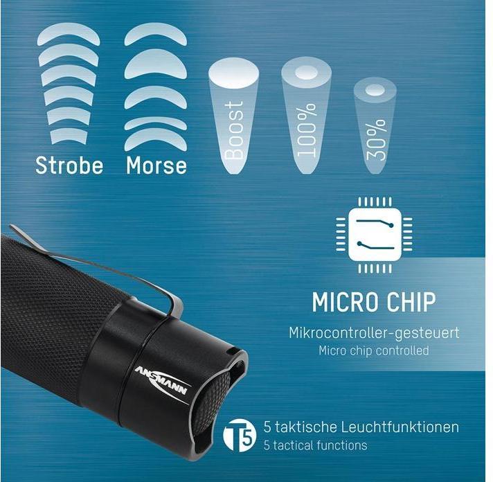 Produktbild Ansmann M250F LED Torch (12.30 cm, 260 lm)