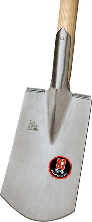 Idealspaten Spaten Flensburger Form Grösse 2 mit Trittschutz und T Stiel