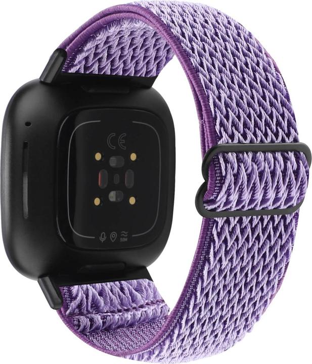 Immagine prodotto Cover-Discount Fitbit Versa 4 / Sense 2 - Polsino di ricambio in nylon viola (Nylon)