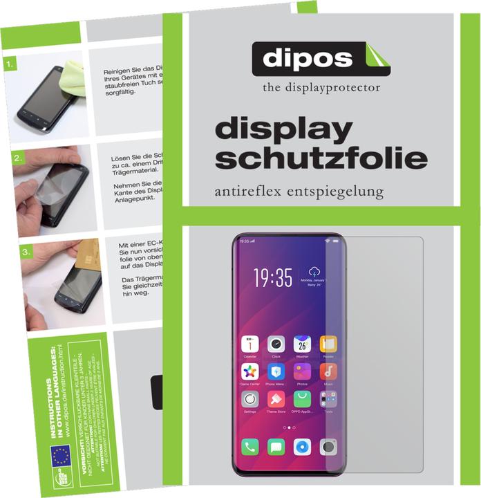 Actual product image Dipos Screen Protector Anti-Glare (6 pcs., Oppo Find X)