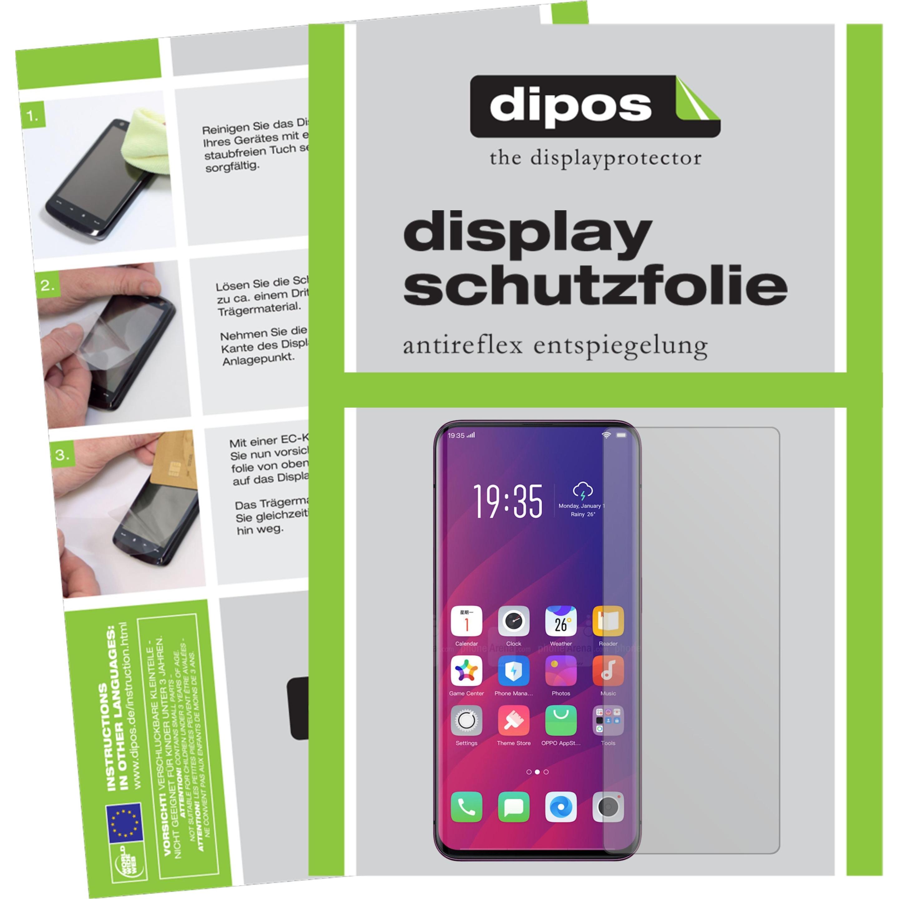 Thumbnail - Dipos Displayschutzfolie Antireflex (1 Stück, Oppo Find X), Smartphone Schutzfolie, Transparent