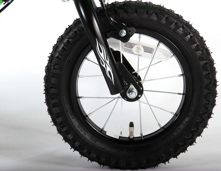 Immagine prodotto Volare Moto per bambini - Ragazzi - 12 pollici - Verde - Due freni a mano (12")