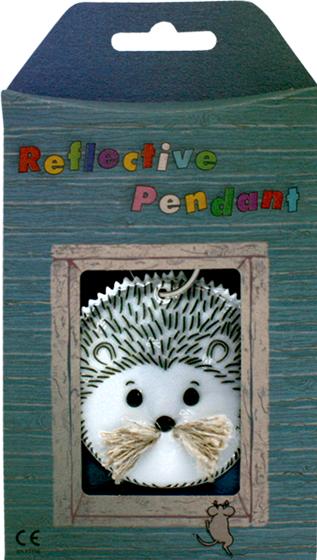 Actual product image Softreflector Pendant reflector hedgehog Justin