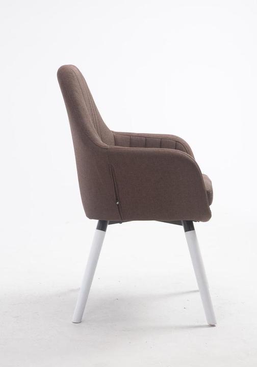 Produktbild Swisshandel24 Stuhl Florian Stoff Weiss