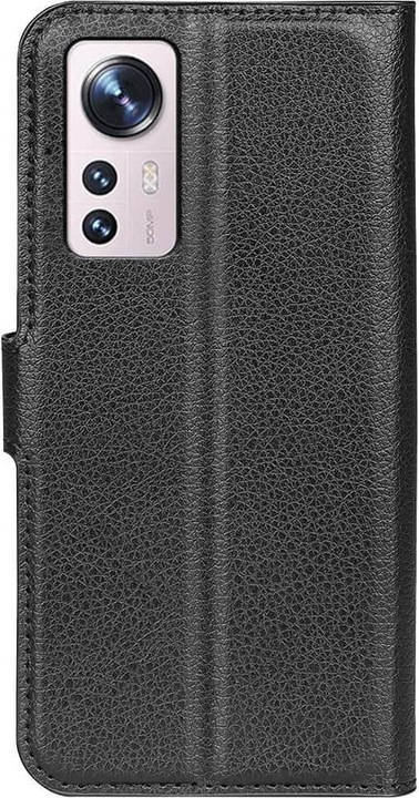 Actual product image Cover-Discount Xiaomi 12 Lite - Leather Case Cover black (Xiaomi 12 Lite)