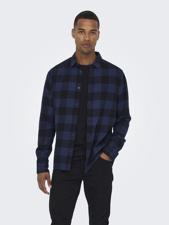 Produktbild Only & Sons Kariertes Langarmhemd (XS)