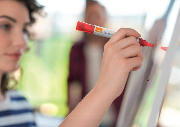 Image du produit Nobo N-marqueur Viscom 4mm 1915384 rouge 10 pièces (10x)