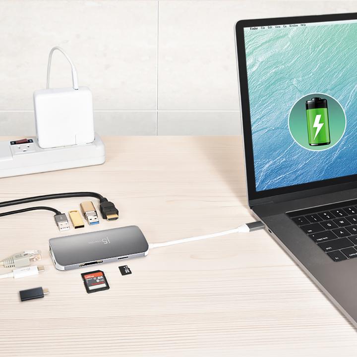 Immagine prodotto j5Create JCD383 (USB-C, 5 porte)