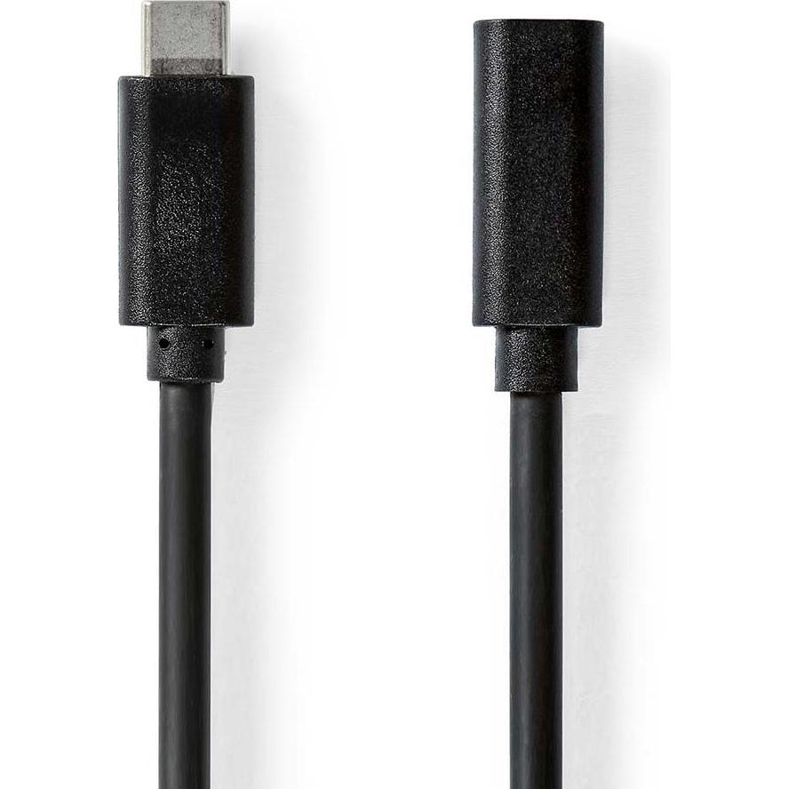Nedis USB-Kabel USB 3.2 Gen 1 USB-C™ Stecker USB-C™ Buchse 4K@60Hz 5 Gbps Vernickelt 2 (2 m, USB 3.2 Gen 1), USB Kabel
