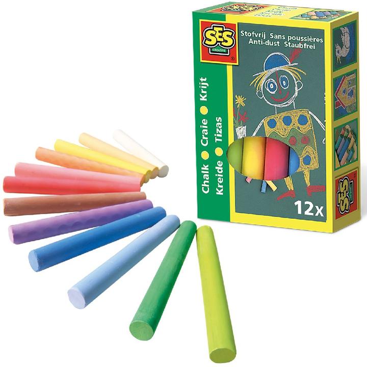 Immagine prodotto Ses Vernice a gesso per la scuola (Multicolore, 12 x)