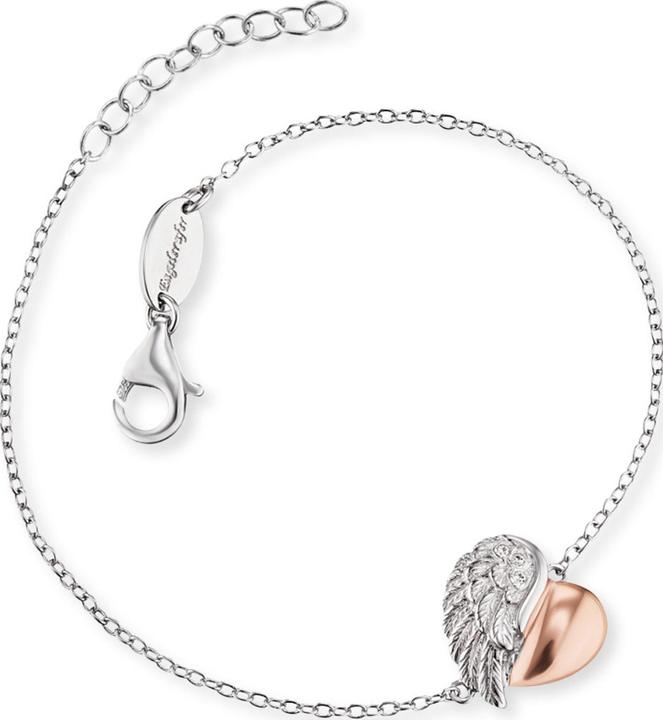 Produktbild Engelsrufer Herzflügel Armband (17.50 cm, 925er Silber)