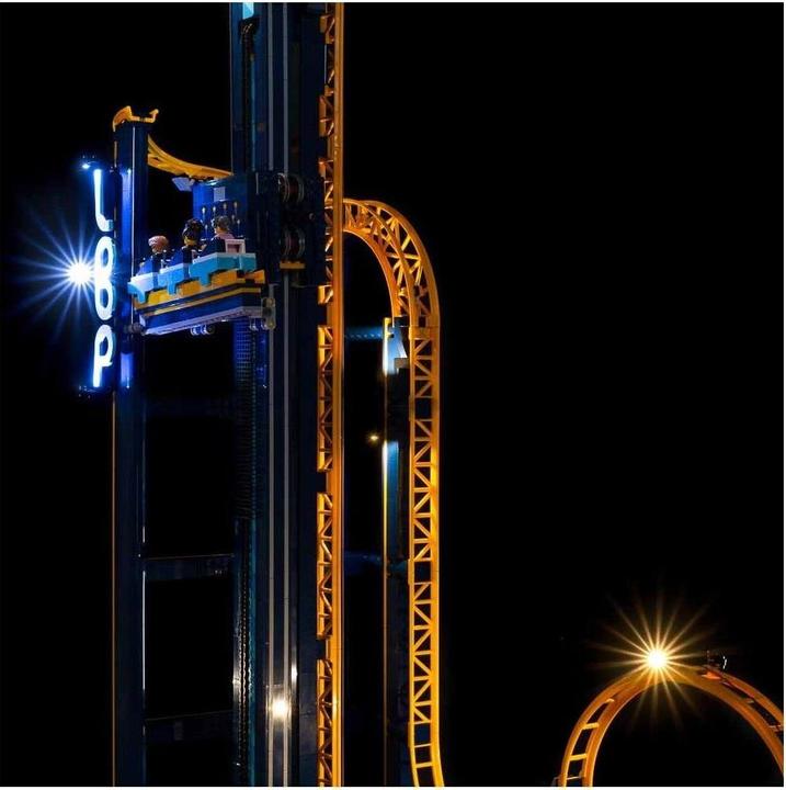 Actual product image Light my bricks LED Light Set for LEGO 10303 Looping Rollercoaster
