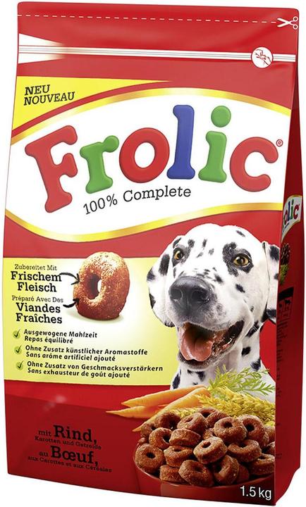 Actual product image Frolic 100% Complete (Adult, Junior, Senior, 1 pcs., 1500 g)