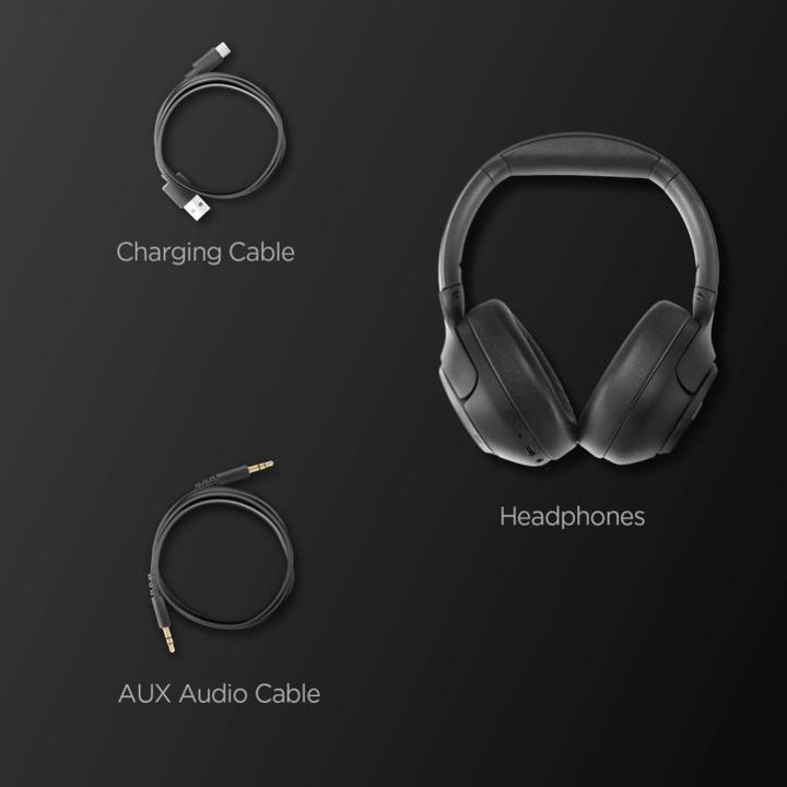 Produktbild Spigen Over-ear Headphones SA2403 ANC PRO black (ANC, 60 h, Kabellos)