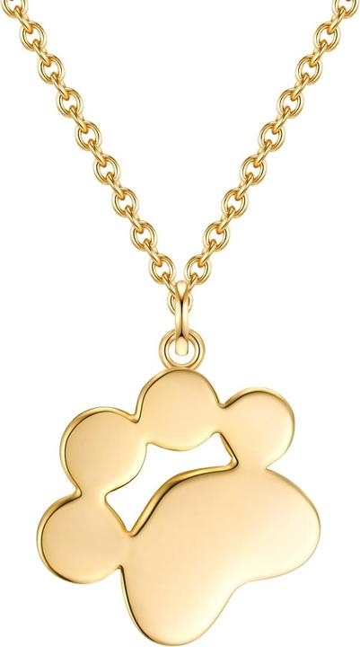 Produktbild Rafaela Donata Damen Pfote Sterling Silber Gelbgold 40,0 cm Basiskette + 5,0 cm Verlängerung - 33766 (Sterling Silber, 40 - 45 cm)