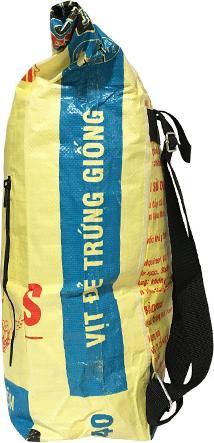 Image du produit Bekos Upcycling - sac à dos de messagerie fabriqué à partir de sacs de doublure recyclés Canard (40 l)