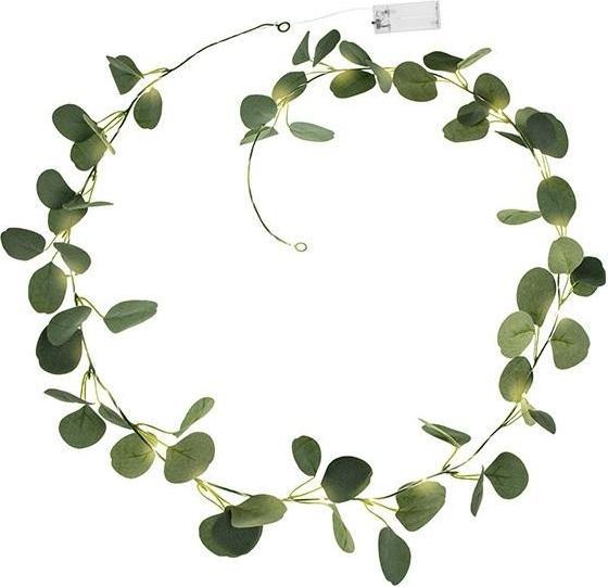 Actual product image Partydeco Garland Eucalyptus - LED, 2 m (1 pkt / 1 pc.) (1 pcs.)