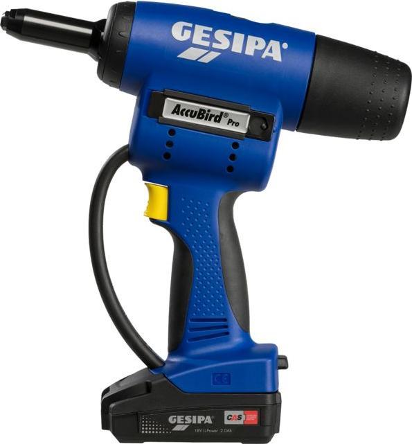 Actual product image Gesipa ACCUBIRD PRO without battery and charger in L-Boxx 13000 N Working stroke 25 mm