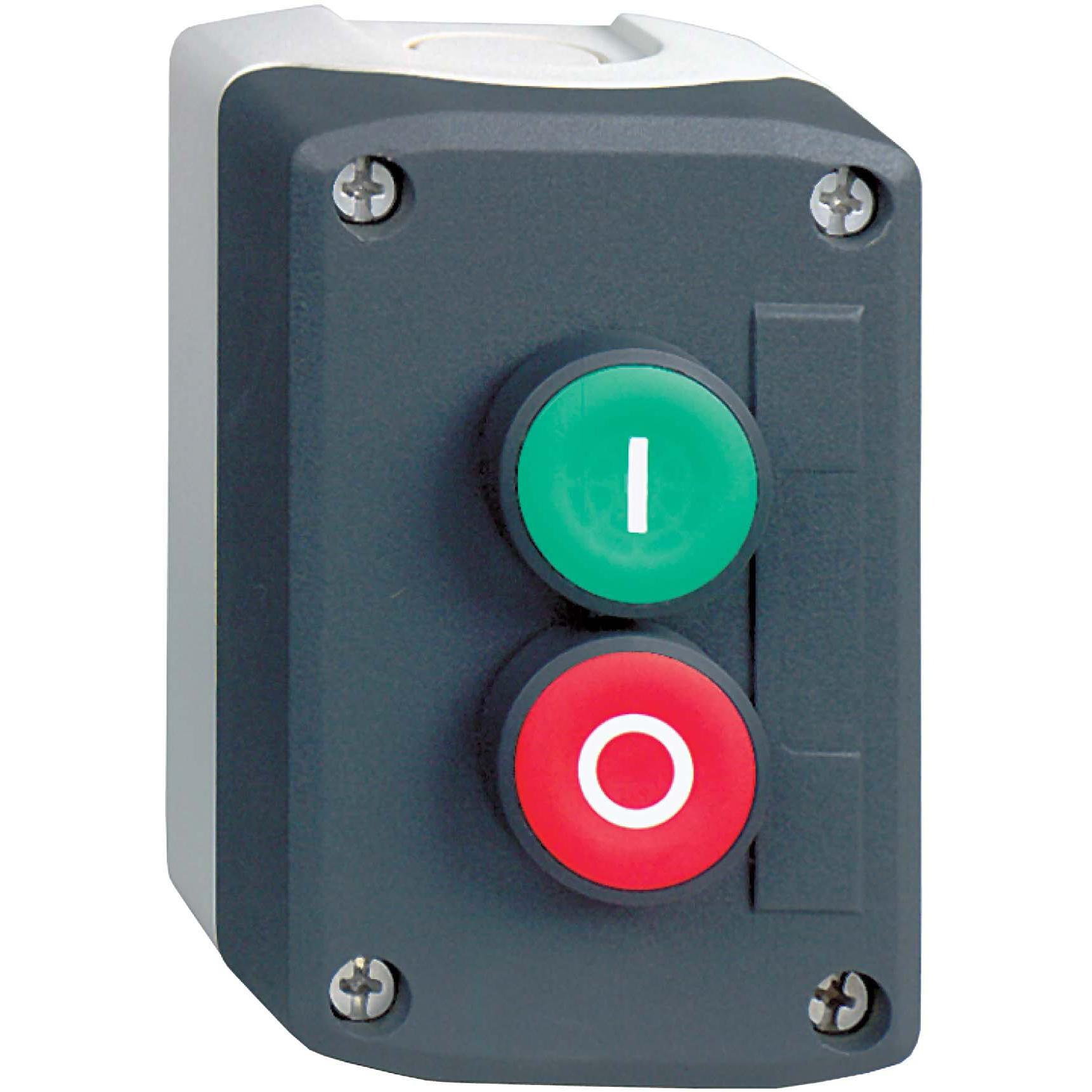 Schneider Electric Tasterstation 2 Tasten, Taster + Schalter, Grau