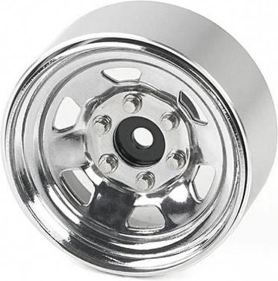 Actual product image Rc4Wd Rims Beadlock SR5 1.7 steel chrome, 4 pieces