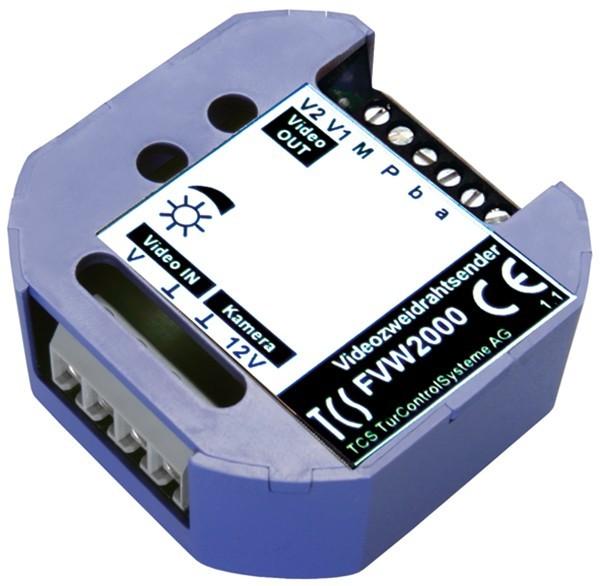 Actual product image TCS Two-wire video transmitter for connection of FVW2000-0600