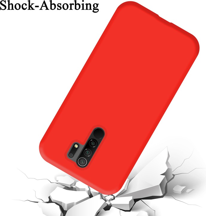 Actual product image Cadorabo TPU Liquid Silicone Case Cover (Xiaomi Redmi 9)