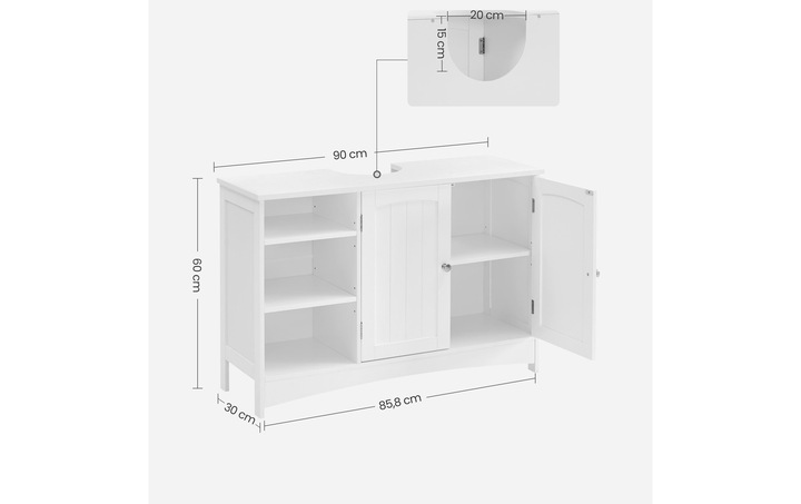 Actual product image Vasagle Makayla (90 x 30 x 60 cm)