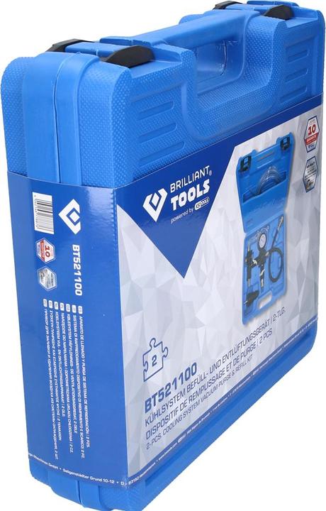Image du produit Brilliant Tools Système de refroidissement Dispositif de remplissage et de ventilation