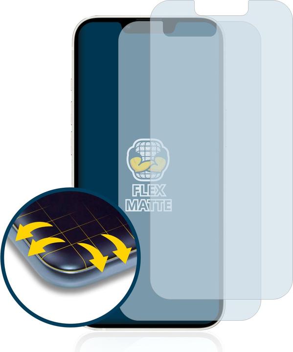 Produktbild BROTECT Full-Cover Displayschutz Matt (2 Stück, Apple iPhone 13)