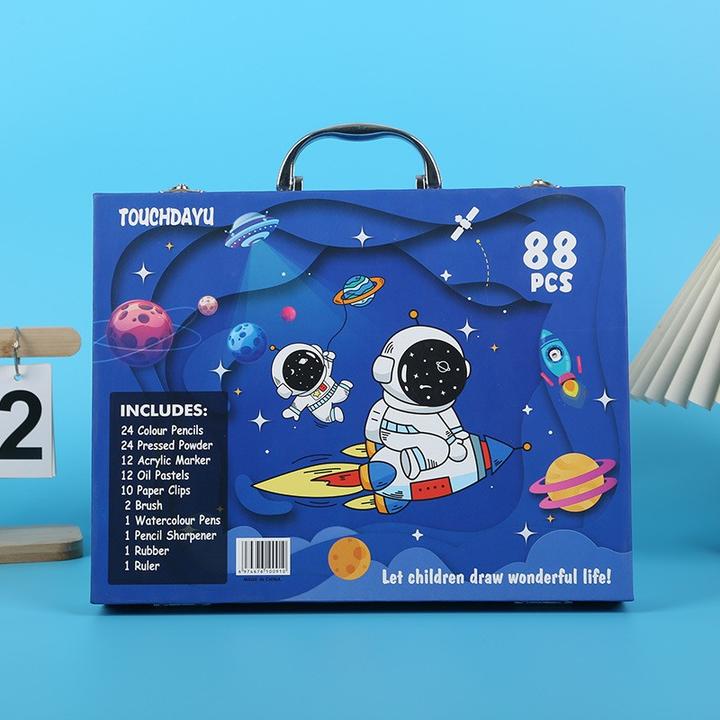Actual product image Extralink Kunstmalset, Blauer Astronaut 88 Teile