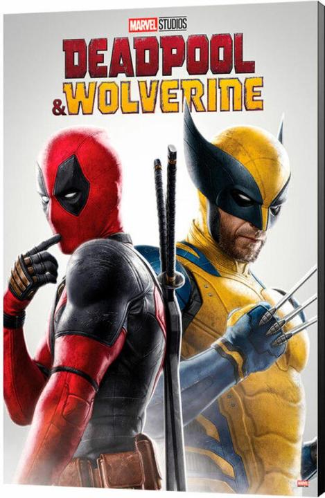 Semic Marvel Holzdruck Deadpool & Wolverine 02 Best friends 35 x 50 cm (35 x 50 cm)