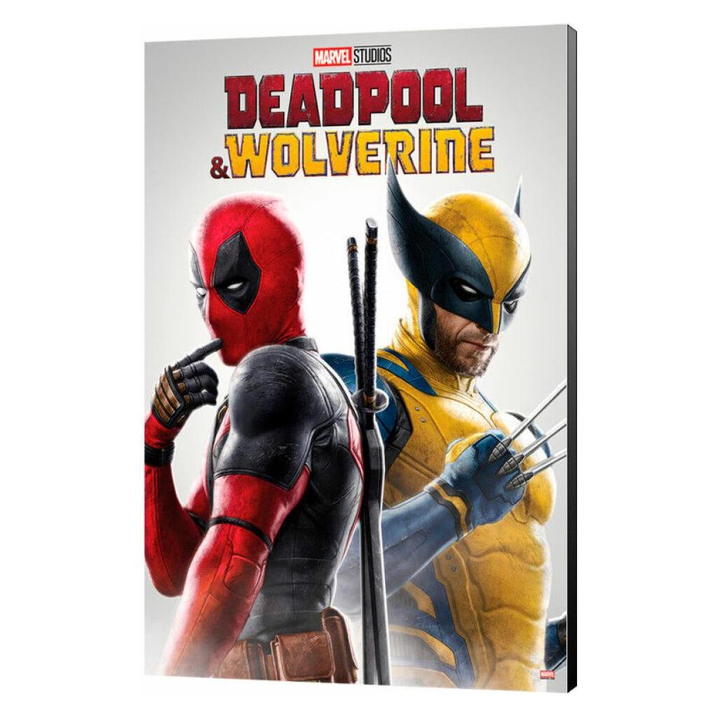 Semic, Foto's, Marvel Houtprint Deadpool & Wolverine 02 Beste Vrienden 35 X 50 Cm (35 X 50 Cm)