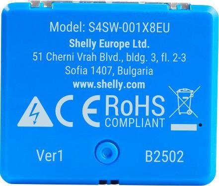 Immagine prodotto Shelly 1 Mini Gen4 (Attuatore dell'interruttore)