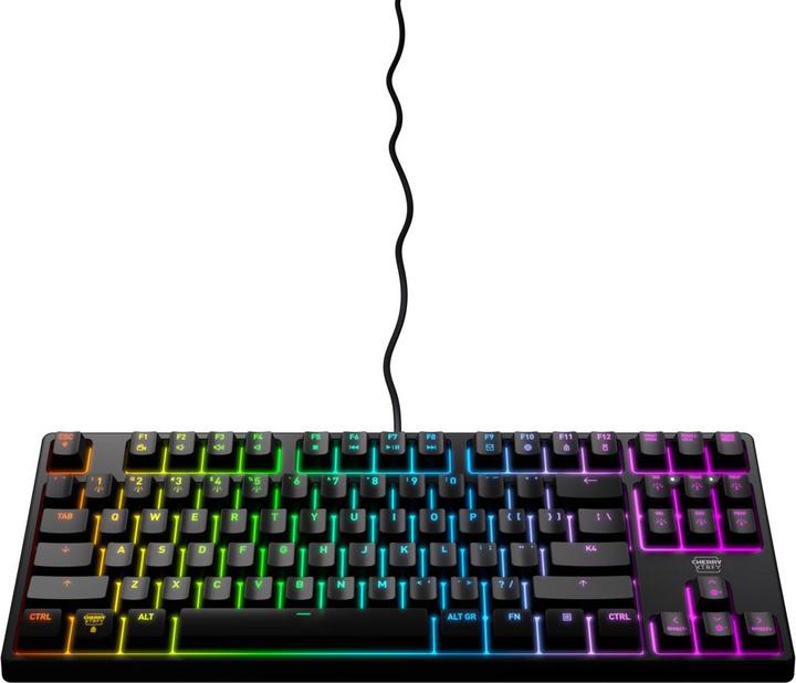 Produktbild CHERRY XTRFY K4V2 TKL keyboard, black (USA, Kabelgebunden)