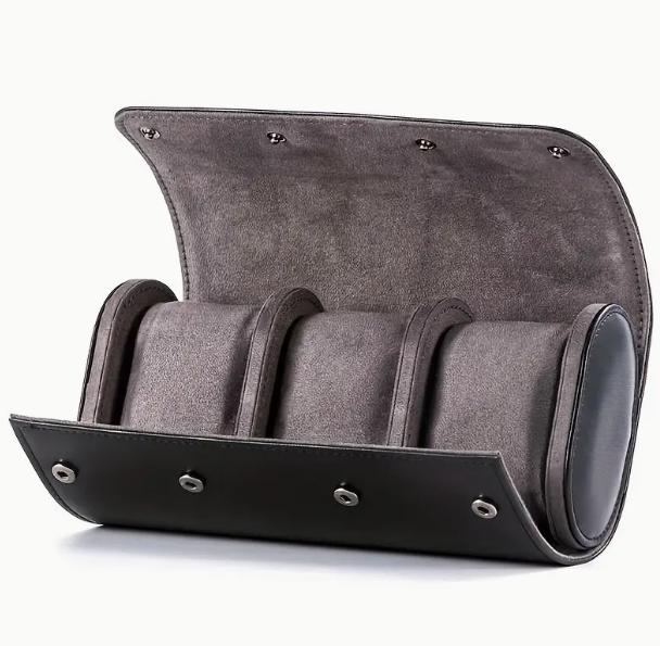 Produktbild Nevarone Uhrenetui schwarz (3 Uhren)