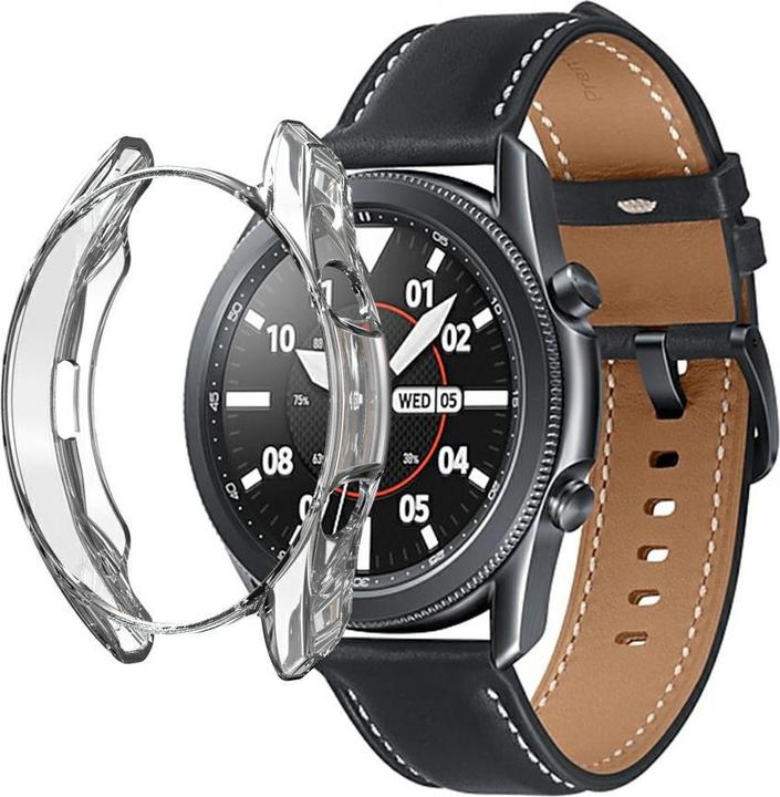 Actual product image Cover-Discount Galaxy Watch 3 41mm - Rubber Protection Case transparent