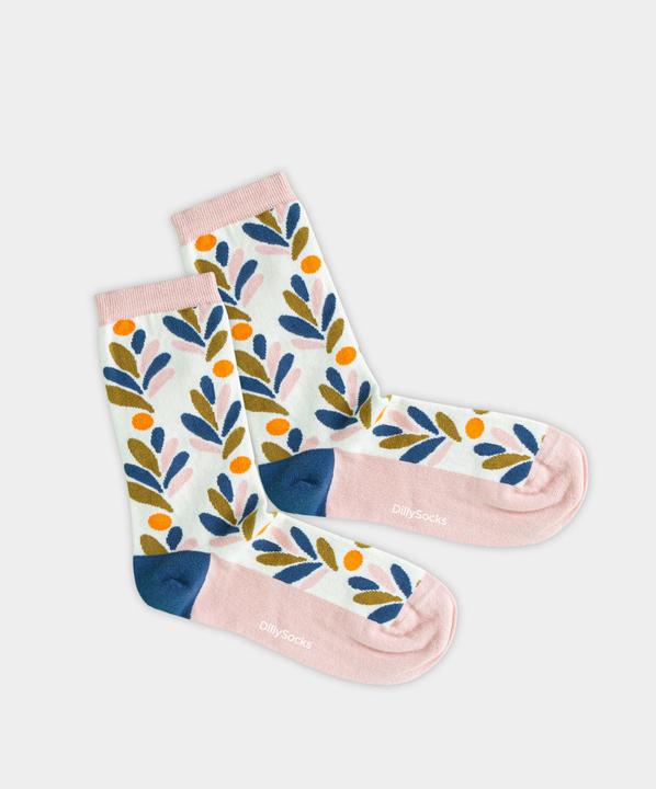 Produktbild DillySocks Beige Bouquet (Einzelpack, 39 - 41)