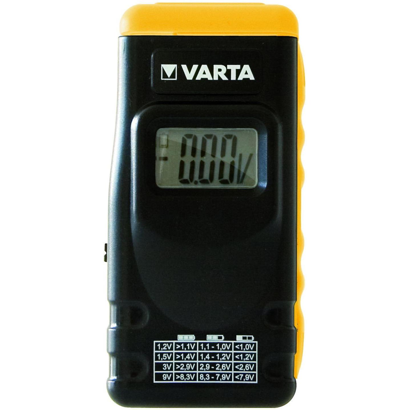 Thumbnail - Varta LCD Digital Battery Tester, Batterie Zubehör, Schwarz, Gelb