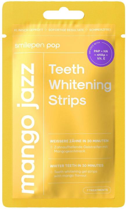 Immagine prodotto SmilePen Pop Strisce Sbiancanti Mango Jazz (Strisce)
