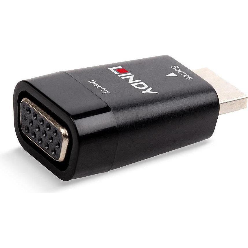 Lindy HDMI zu (VGA, 4.20 cm), Data + Video Adapter, Schwarz