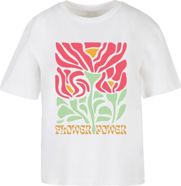 Produktbild Merchcode Ladies Flower Power Tee - 192855 (M)