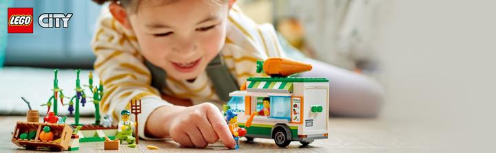 Produktbild LEGO Gemüse-Lieferwagen (60345, LEGO City)