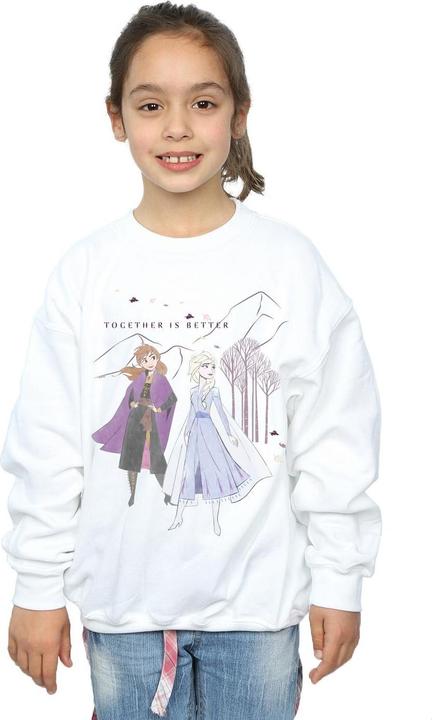 Produktbild Disney Frozen 2 Elsa Anna Better Together Sweatshirt Mädchen (140, 146)