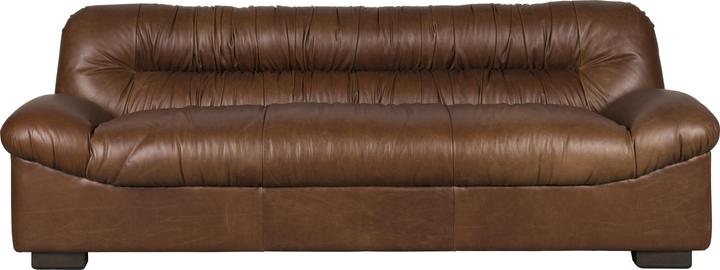 Actual product image Dutchbone Sofa Douglas Wax Leather Chocolate