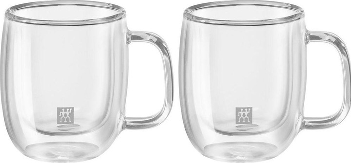 Produktbild Zwilling Sorrento Plus Espressogläser doppelwandig mit Henkel 2er Set (80 ml, 2 x)