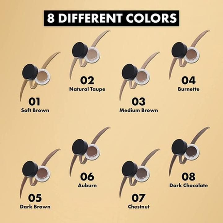 Actual product image Milani Stay Put Brow Colour Soft Brown