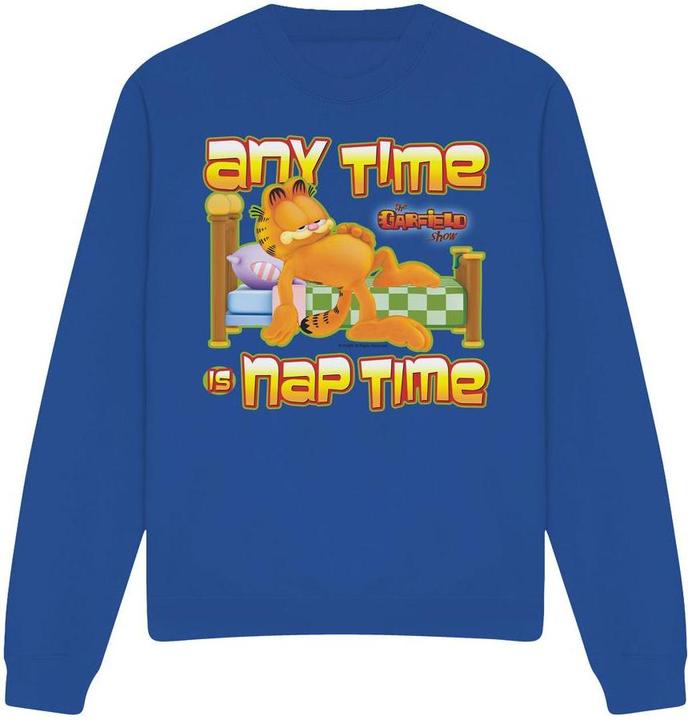 Actual product image Garfield Unisex Adult Nap Time Sweatshirt (XXL)