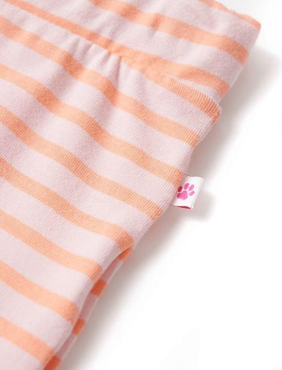 Immagine prodotto VidaXL Gonna per bambini a righe dritta rosa 116,Materiale: 95 (116)