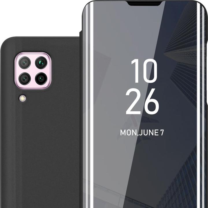 Actual product image Cadorabo Smart View Mirror Book Case for Huawei NOVA 6 SE / P40 LITE / NOVA 7i (Huawei Nova 6 SE, Huawei Nova 7i, Huawei P40 Lite)